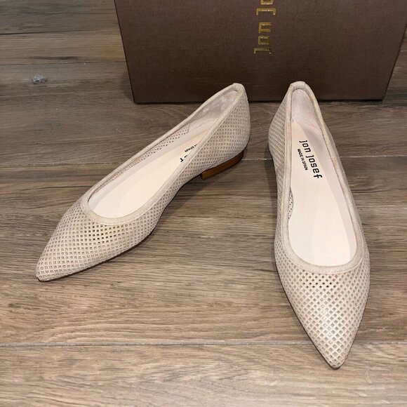 NWT AnTHROPOLOGIEJon Josef Mabel Cashew Suede Womens Flats Size 5M size 5 - Picture 1 of 6
